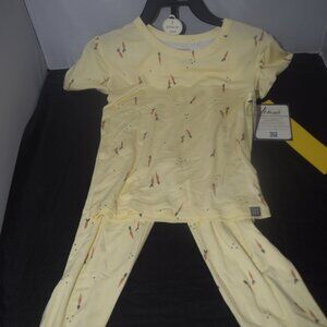 Modern Moments by Gerber Toddler Neutral Super Soft Easter Pajama Set, 2-Pc 4T